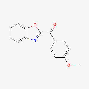 molecular formula C15H11NO3 B12514910 Benzo[d]oxazol-2-yl(4-methoxyphenyl)methanone 