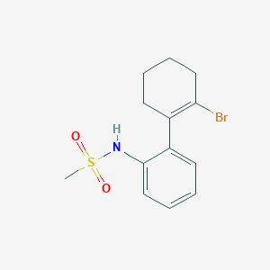 N-[2-(2-bromocyclohexen-1-yl)phenyl]methanesulfonamide