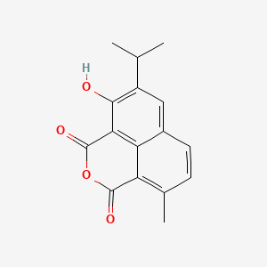 molecular formula C16H14O4 B1251492 Saprionide 
