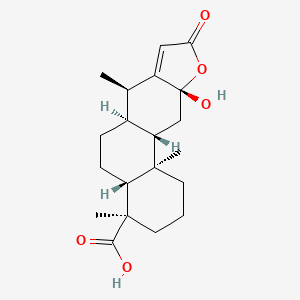 molecular formula C20H28O5 B1251493 双翅酸 