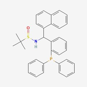 N-[(S)-(2-diphenylphosphanylphenyl)-naphthalen-1-ylmethyl]-2-methylpropane-2-sulfinamide