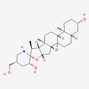 molecular formula C27H45NO4 B1251510 Isoesculeogenin A 