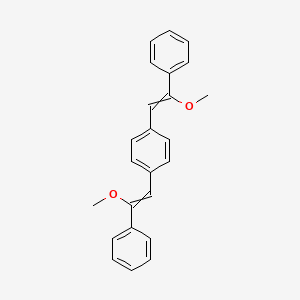 1,1'-[1,4-Phenylenebis(1-methoxyethene-2,1-diyl)]dibenzene