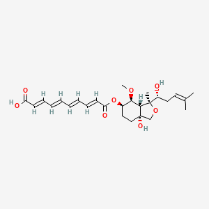 molecular formula C26H36O8 B1251515 伏马菌素 