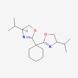 4-Isopropyl-2-[1-(4-isopropyl-4,5-dihydro-1,3-oxazol-2-yl)cyclohexyl]-4,5-dihydro-1,3-oxazole