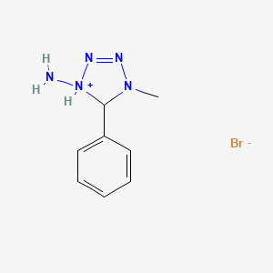 1-Amino-4-methyl-5-phenyl-4,5-dihydro-1H-tetrazol-1-ium bromide