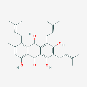 molecular formula C30H36O5 B1251516 肯甘特兰醇 B 