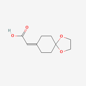 2-(1,4-Dioxaspiro[4.5]decan-8-ylidene)acetic acid