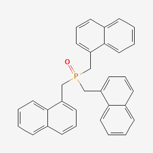 molecular formula C33H27OP B12515214 Phosphine oxide, tris(1-naphthalenylmethyl)- CAS No. 745809-61-4