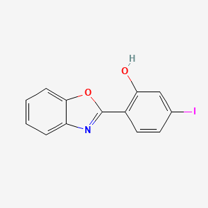 2-(Benzo[d]oxazol-2-yl)-5-iodophenol