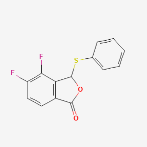 4,5-Difluoro-3-(phenylthio)isobenzofuran-1(3H)-one