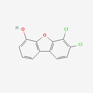 molecular formula C12H6Cl2O2 B1251528 6-Hydroxy-3,4-dichlorodibenzofuran 