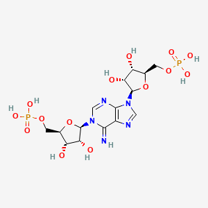 molecular formula C15H23N5O14P2 B1251531 phosphoribosyl-AMP 