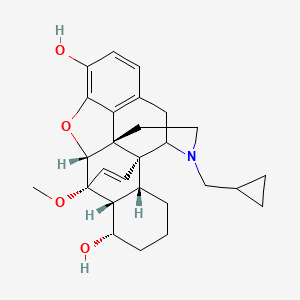 (1S,2S,14R,15R,16R,17S,21R)-5-(cyclopropylmethyl)-15-methoxy-13-oxa-5-azaheptacyclo[13.6.2.12,8.01,6.02,14.016,21.012,24]tetracosa-8(24),9,11,22-tetraene-11,17-diol