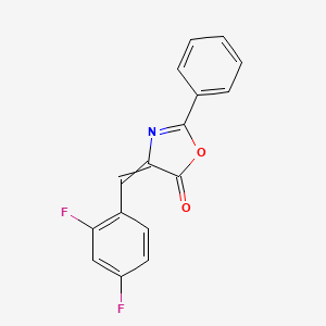 4-[(2,4-Difluorophenyl)methylidene]-2-phenyl-1,3-oxazol-5-one