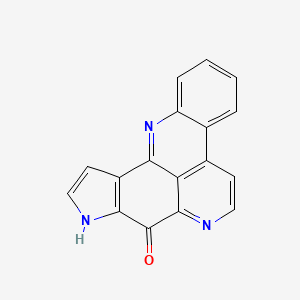 molecular formula C17H9N3O B1251538 Sebastianine A 