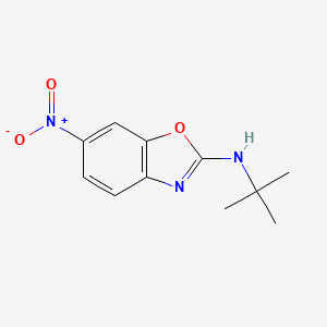 N-tert-butyl-6-nitro-1,3-benzoxazol-2-amine