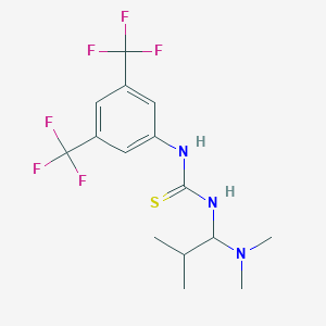 1-[3,5-bis(trifluoromethyl)phenyl]-3-[1-(dimethylamino)-2-methylpropyl]thiourea