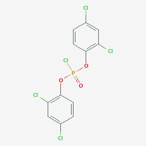 molecular formula C12H6Cl5O3P B125154 双(2,4-二氯苯基)亚磷酸氯 CAS No. 14254-41-2