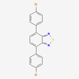 molecular formula C18H10Br2N2S B12515424 4,7-Bis(4-bromophenyl)-2,1,3-benzothiadiazole 