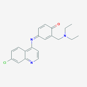 molecular formula C20H20ClN3O B1251551 Amodiaquine quinoneimine 