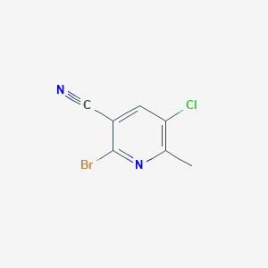 2-Bromo-5-chloro-6-methyl-nicotinonitrile