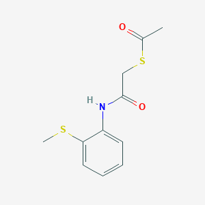 S-{2-[2-(Methylsulfanyl)anilino]-2-oxoethyl} ethanethioate