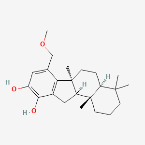 molecular formula C23H34O3 B1251558 Akaol 