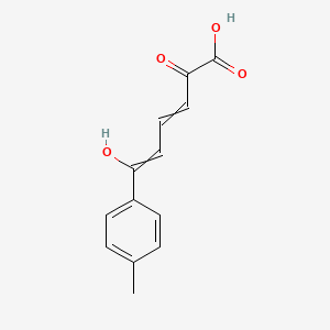 6-Hydroxy-6-(4-methylphenyl)-2-oxohexa-3,5-dienoic acid