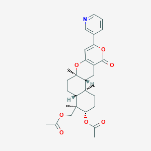 molecular formula C29H35NO7 B1251562 吡喃吡咯烯 O 