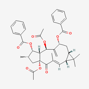 molecular formula C38H42O9 B1251563 大戟因子 L2 