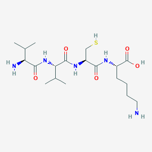 L-Valyl-L-valyl-L-cysteinyl-L-lysine