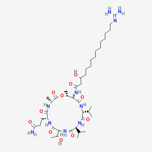 molecular formula C42H76N10O11 B1251568 Fusaricidin B 