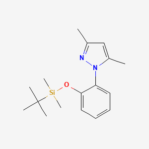 1-(2-(tert-Butyldimethylsilyloxy)phenyl)-3,5-dimethyl-1H-pyrazole