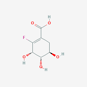 molecular formula C7H9FO5 B1251570 2-Fluoroshikimic acid 