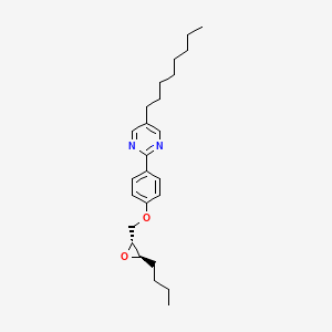 2-(4-{[(2R,3R)-3-Butyloxiran-2-yl]methoxy}phenyl)-5-octylpyrimidine