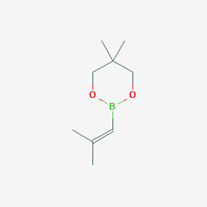 5,5-Dimethyl-2-(2-methylprop-1-en-1-yl)-1,3,2-dioxaborinane