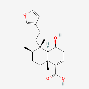 molecular formula C20H28O4 B1251574 Divinatorin A 