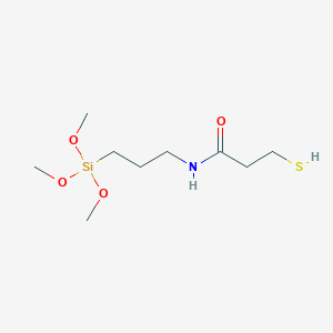 3-Sulfanyl-N-[3-(trimethoxysilyl)propyl]propanamide