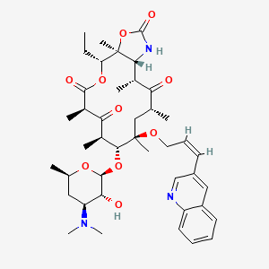 molecular formula C42H59N3O10 B1251593 cis-ABT-773 