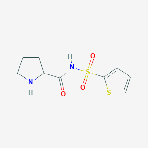 N-(thiophene-2-sulfonyl)pyrrolidine-2-carboxamide