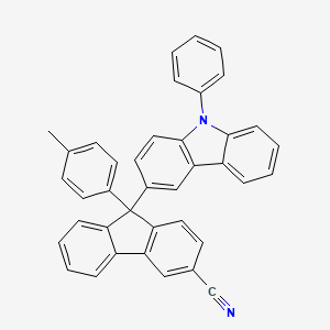 3-(3-Bromo-9-p-tolyl-9H-fluoren-9-yl)-9-phenyl-9H-carbazole