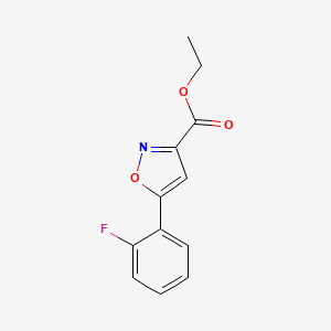 Ethyl 5-(2-fluorophenyl)isoxazole-3-carboxylate