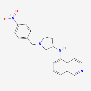 5-Isoquinolinamine, N-[1-[(4-nitrophenyl)methyl]-3-pyrrolidinyl]-