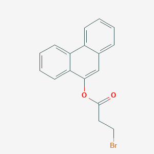 Propanoic acid, 3-bromo-, 9-phenanthrenyl ester