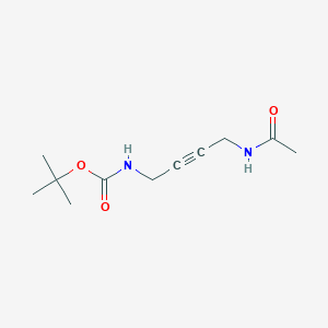 tert-Butyl (4-acetamidobut-2-yn-1-yl)carbamate