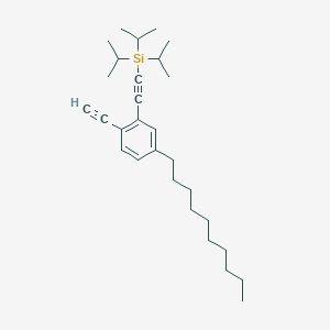 [(5-Decyl-2-ethynylphenyl)ethynyl]tri(propan-2-yl)silane