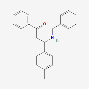 3-(Benzylamino)-3-(4-methylphenyl)-1-phenylpropan-1-one