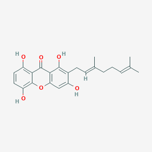 molecular formula C23H24O6 B1251601 斯梅特黄酮 A 