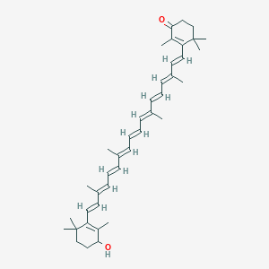 molecular formula C40H54O2 B1251606 4'-羟基角黄酮 